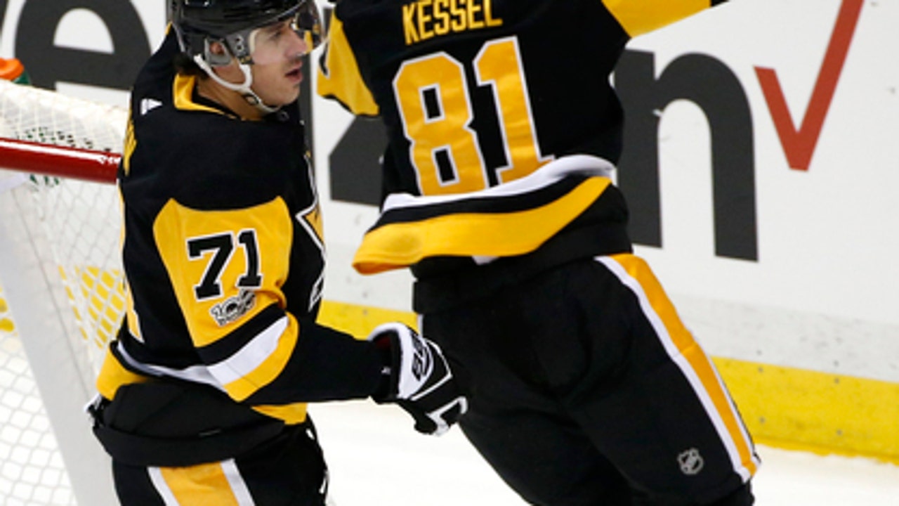 Crosby, Malkin help Penguins sink slumping Sabres, 5-1 (Dec 02, 2017)